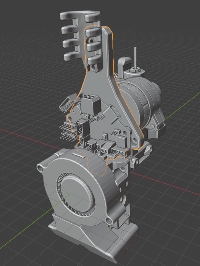 BTT EBB36 EVA 3.0 ORBITER cable guide mount