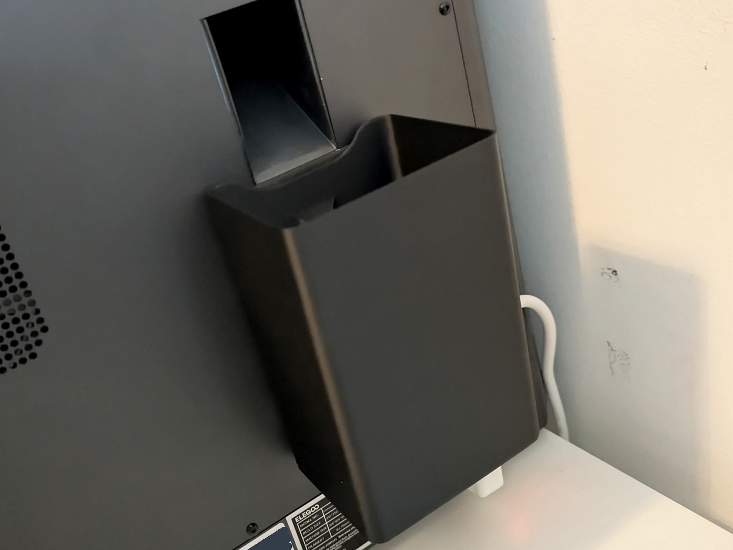 Elegoo Centauri Carbon 1 + 2 Poop Bin with mount