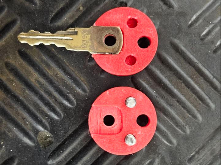SHAD Top case key cover replacement key handle