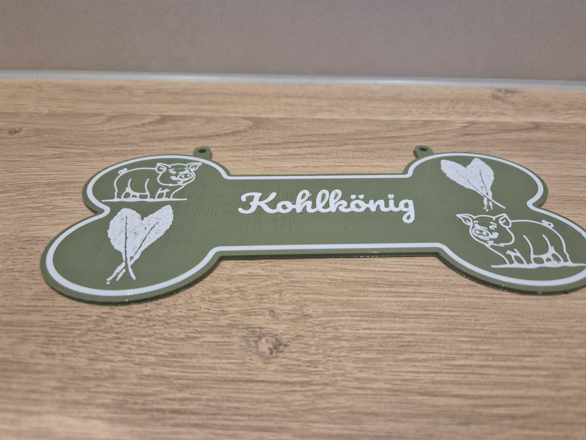 Kohlkönig Orden 15cm x 9cm