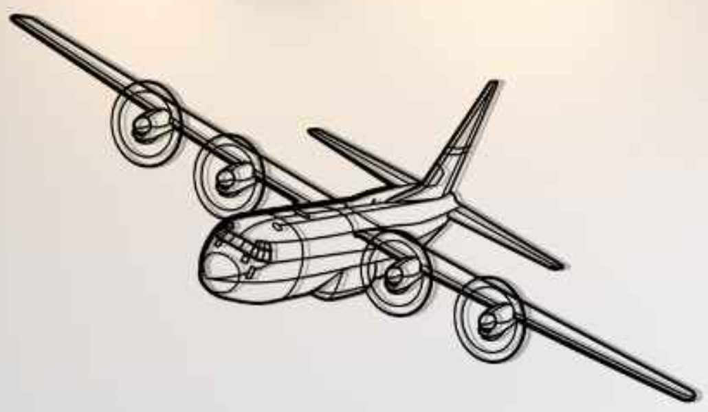 C-130H2 Hercules Wall Art