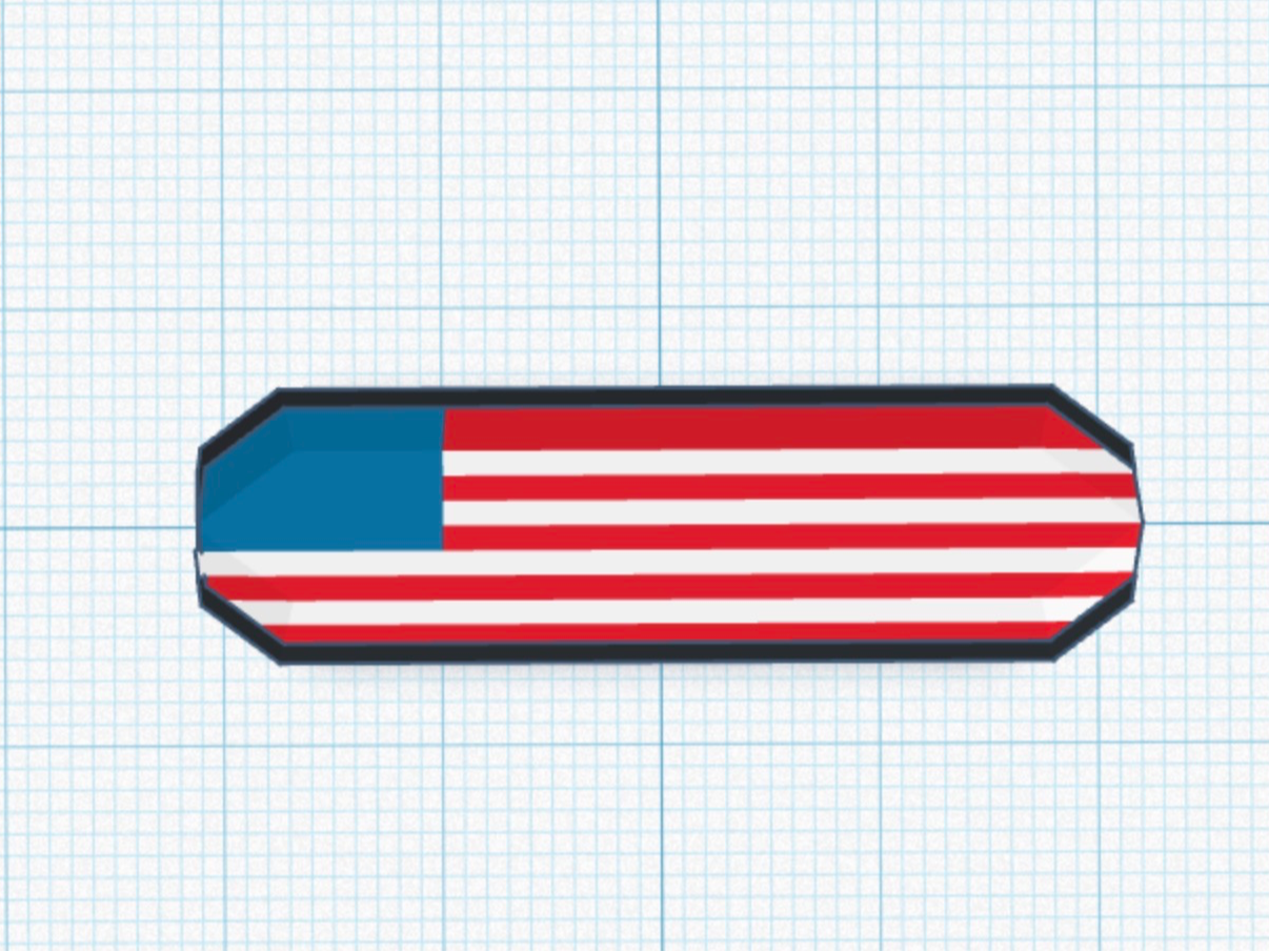 MLOK American flag cover