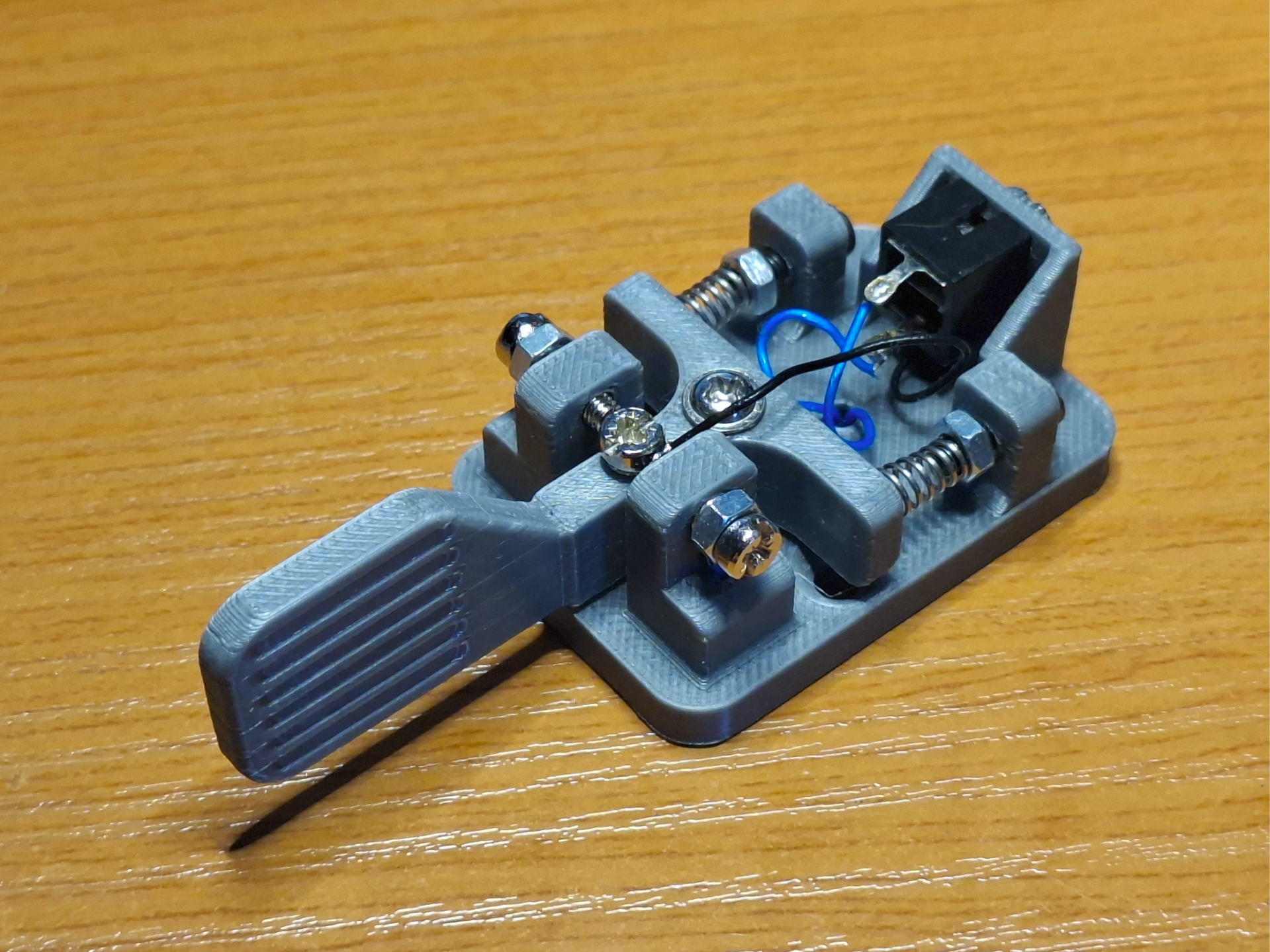 Adjustable Single Lever Morse Code Key (CW Paddle)