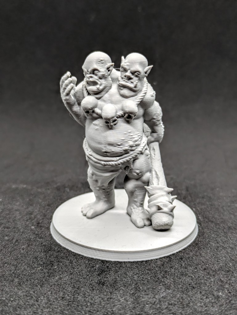 Ettin two-headed ogre FDM supportless