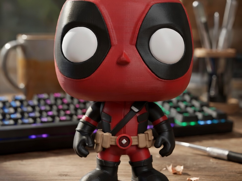 Deadpool Funko Pop (Multi-Color / Bambu )