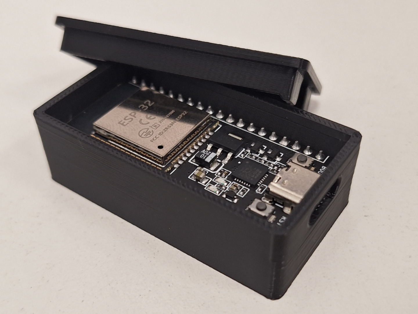 Case para ESP 32 WROOM USB-C de 38pin