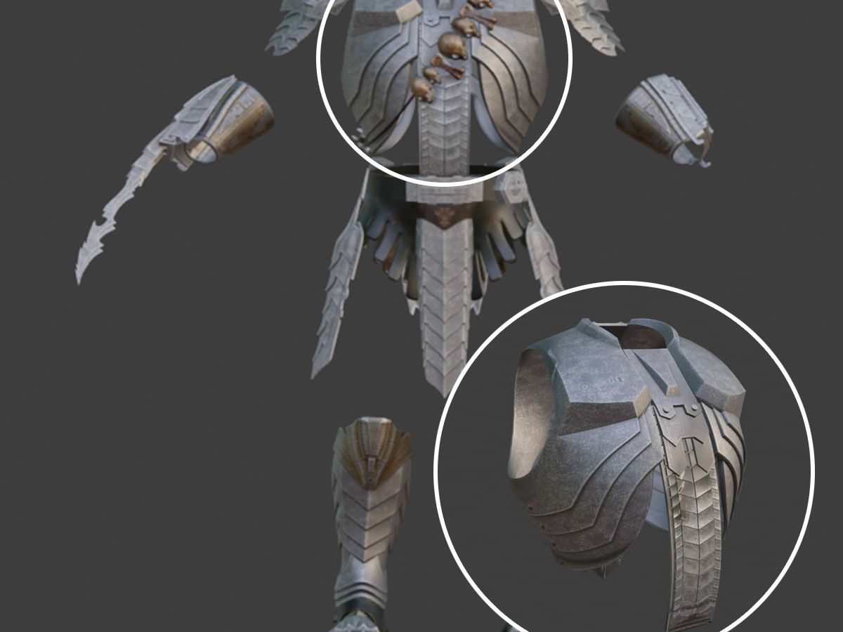 Part 2 of 8. Predator armour set - Chest