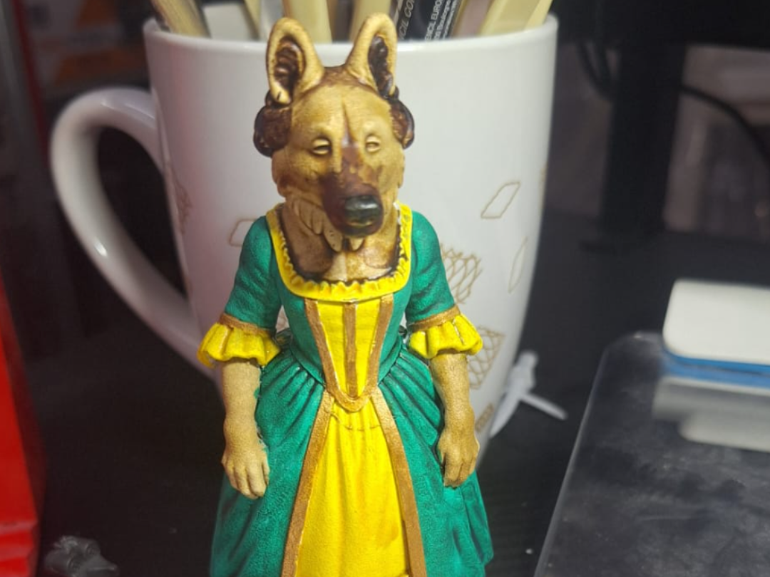 Victorian Lady Dog
