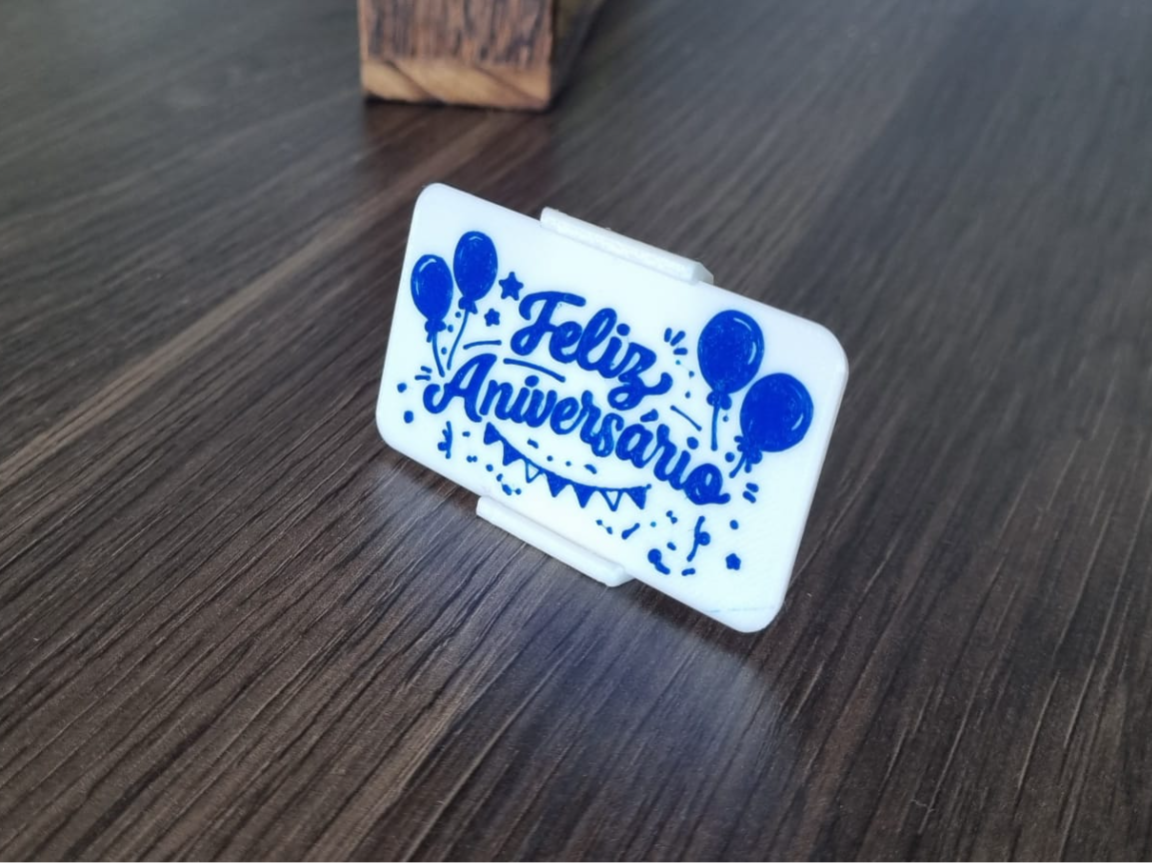 Feliz Aniversário Desk Decor