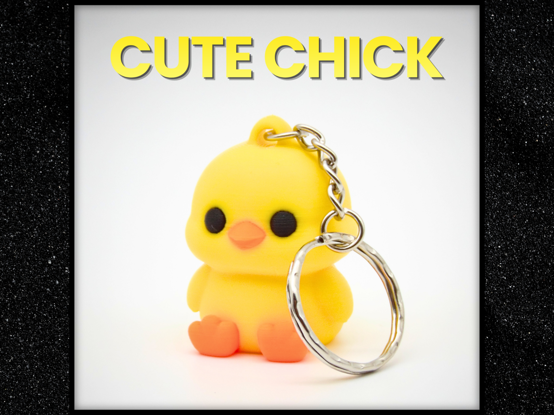 Cute Chick Keychain + Figurine
