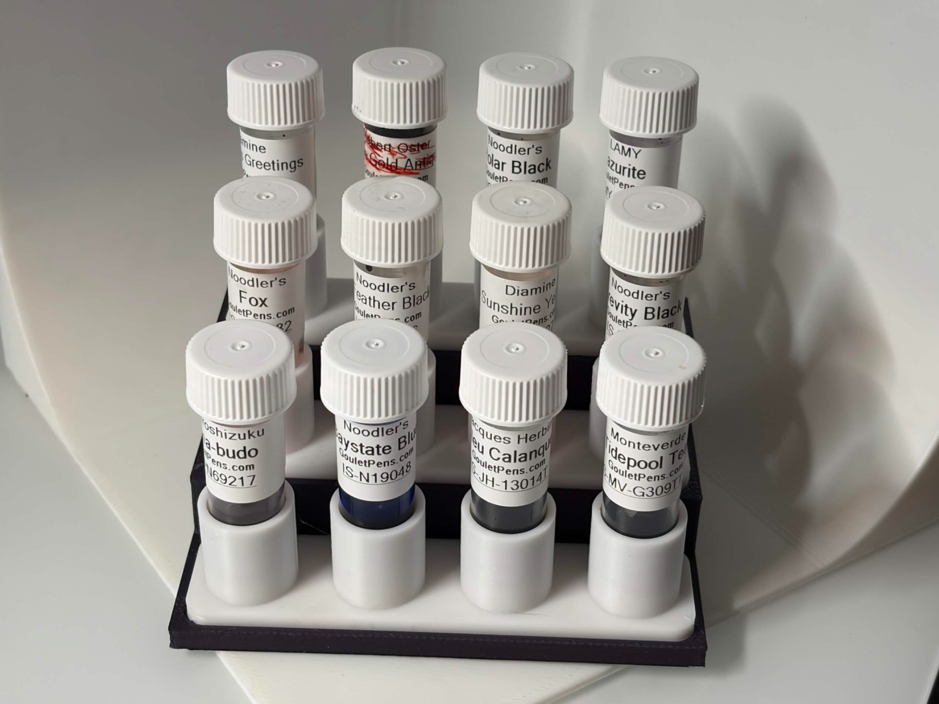 Ink Sample holder display