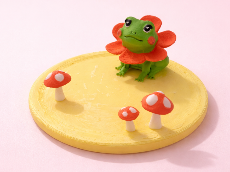 Cottagecore Frog Ring Dish