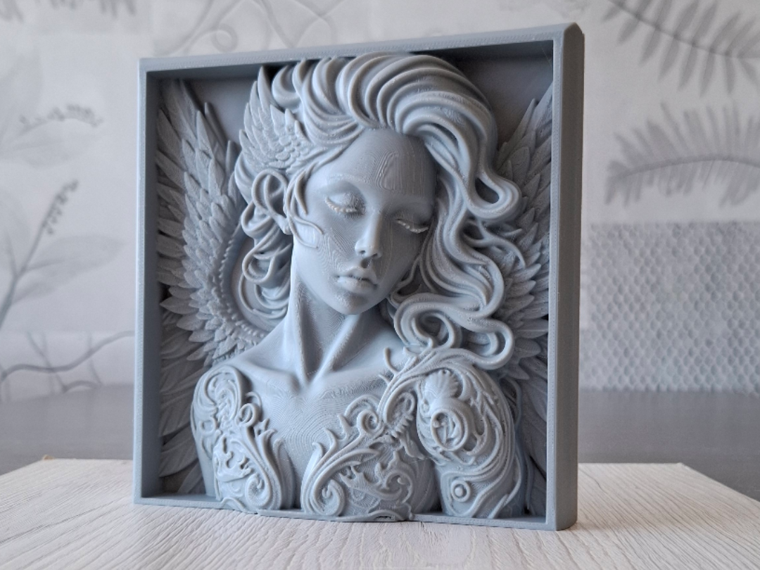 Seraphic Reverie - Relief Sculpture