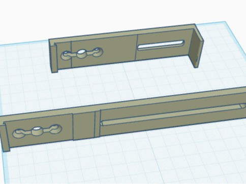 IKEA VIDGA Gardinskinne Beslag