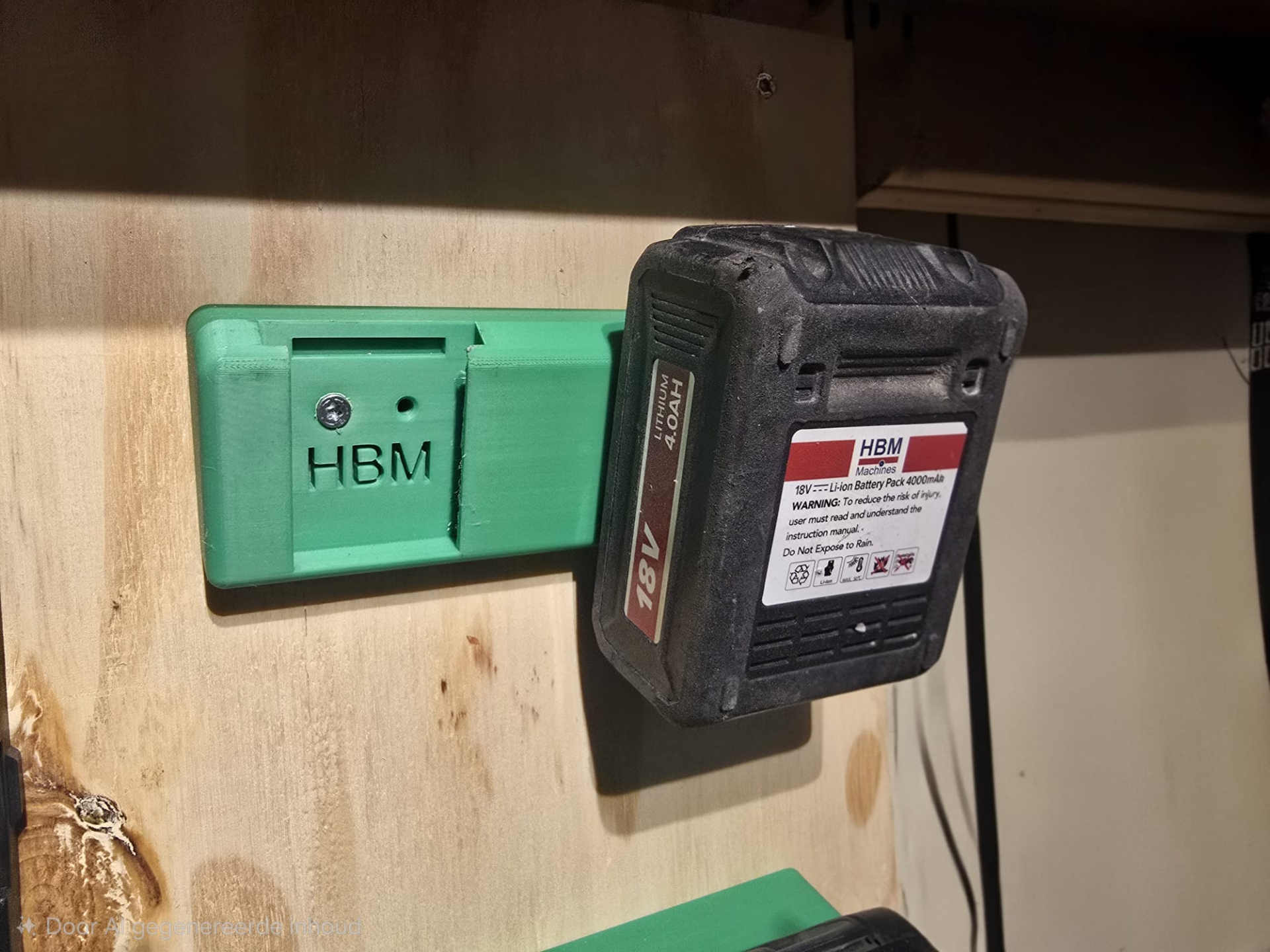 Hbm accu houder