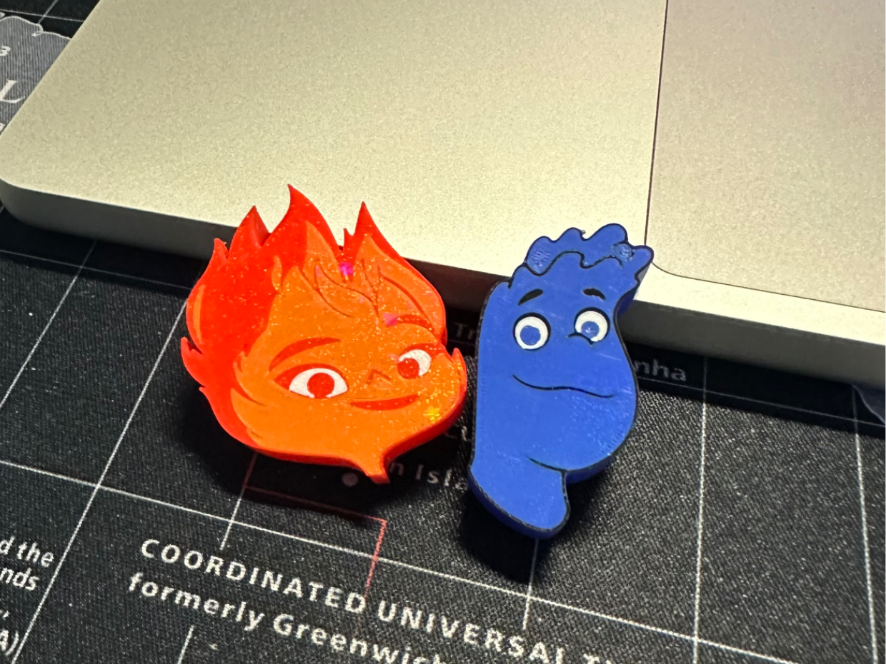 Ember & Wade Face from Elemental movie