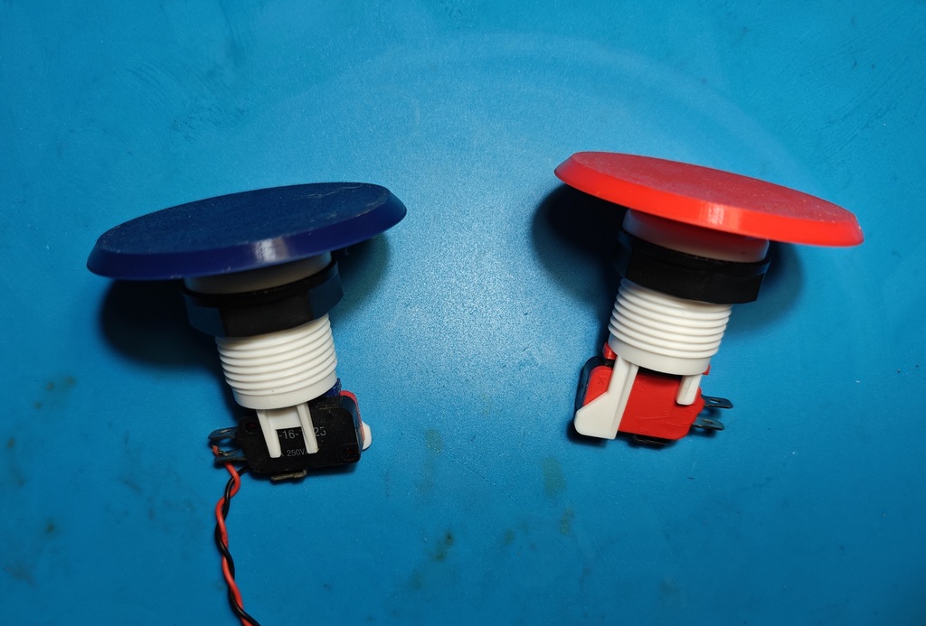 Large 70mm push button