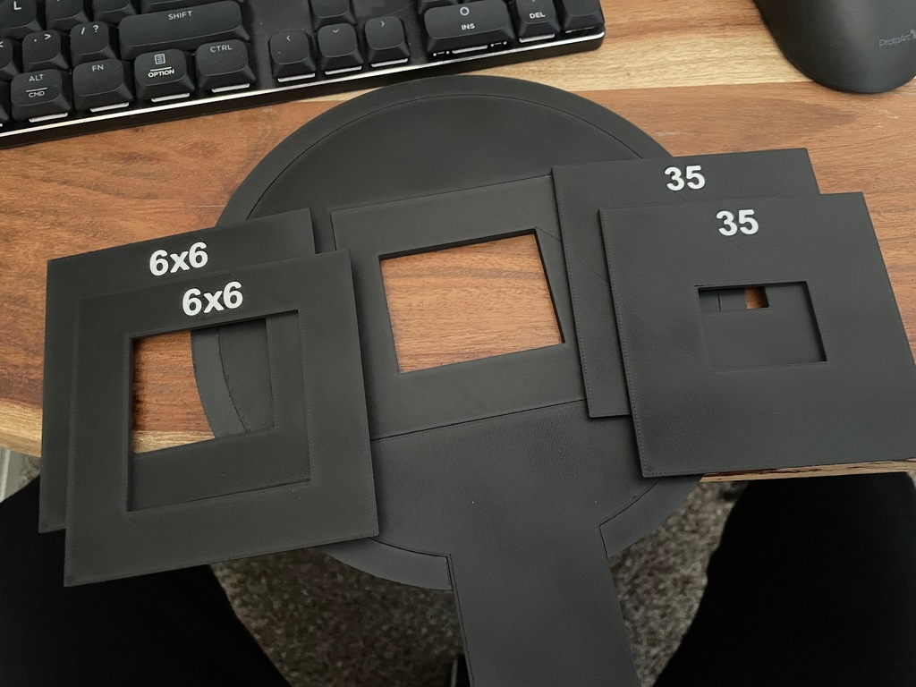 Custom Negative Carrier for Film Negatives