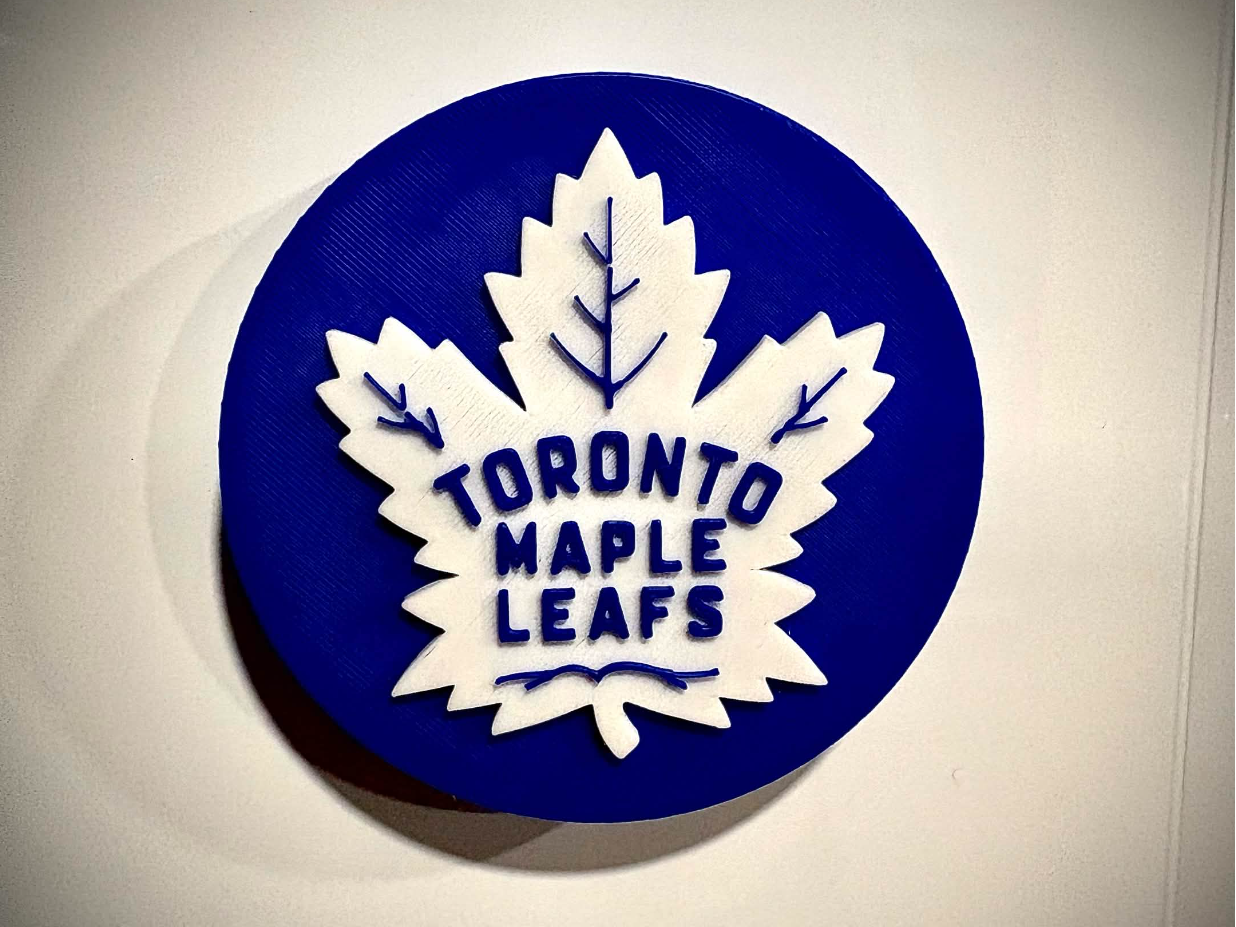 NHL Leafs Team Puck (Colour)
