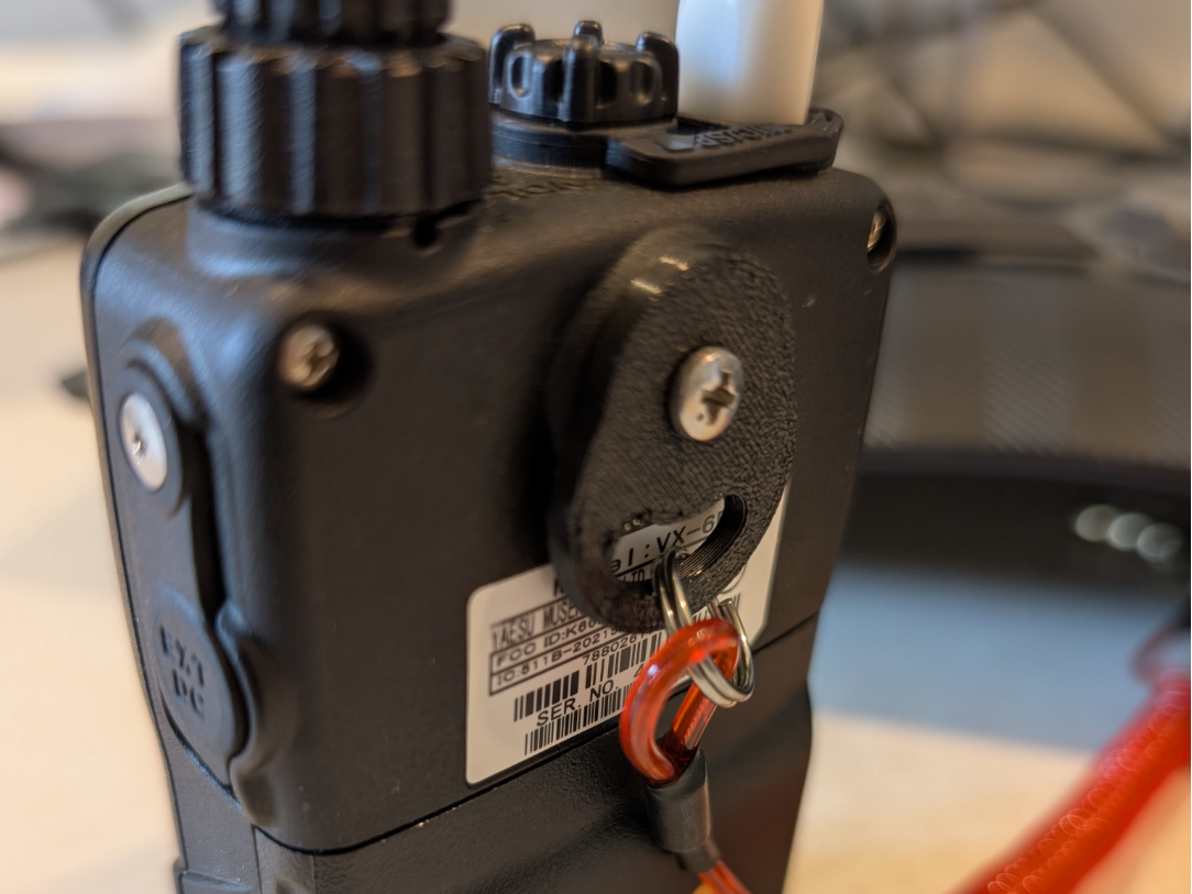 Yaesu VX-6R Leash Clip