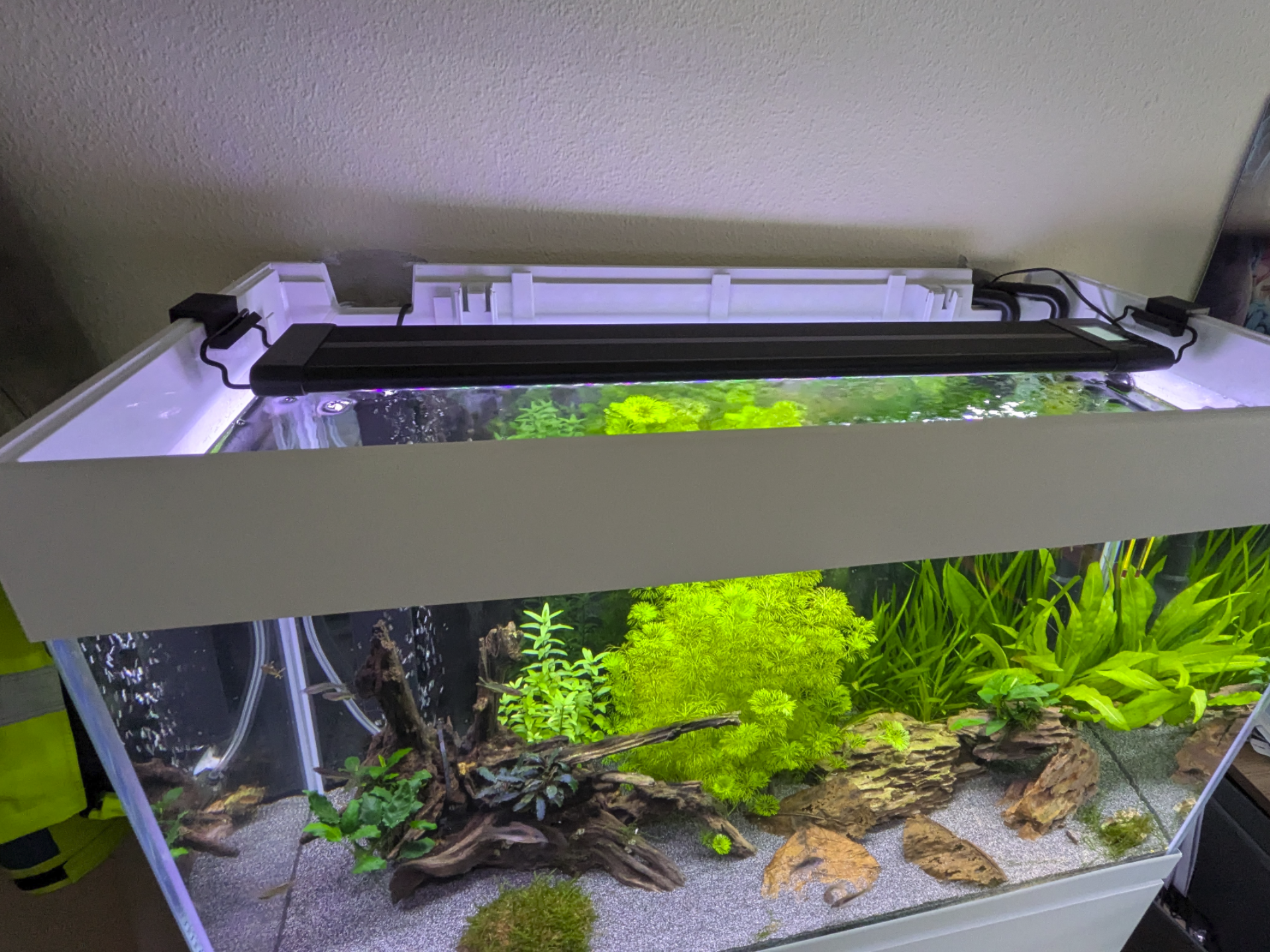 Soporte lampara acuario para Aquael Optiset 125L