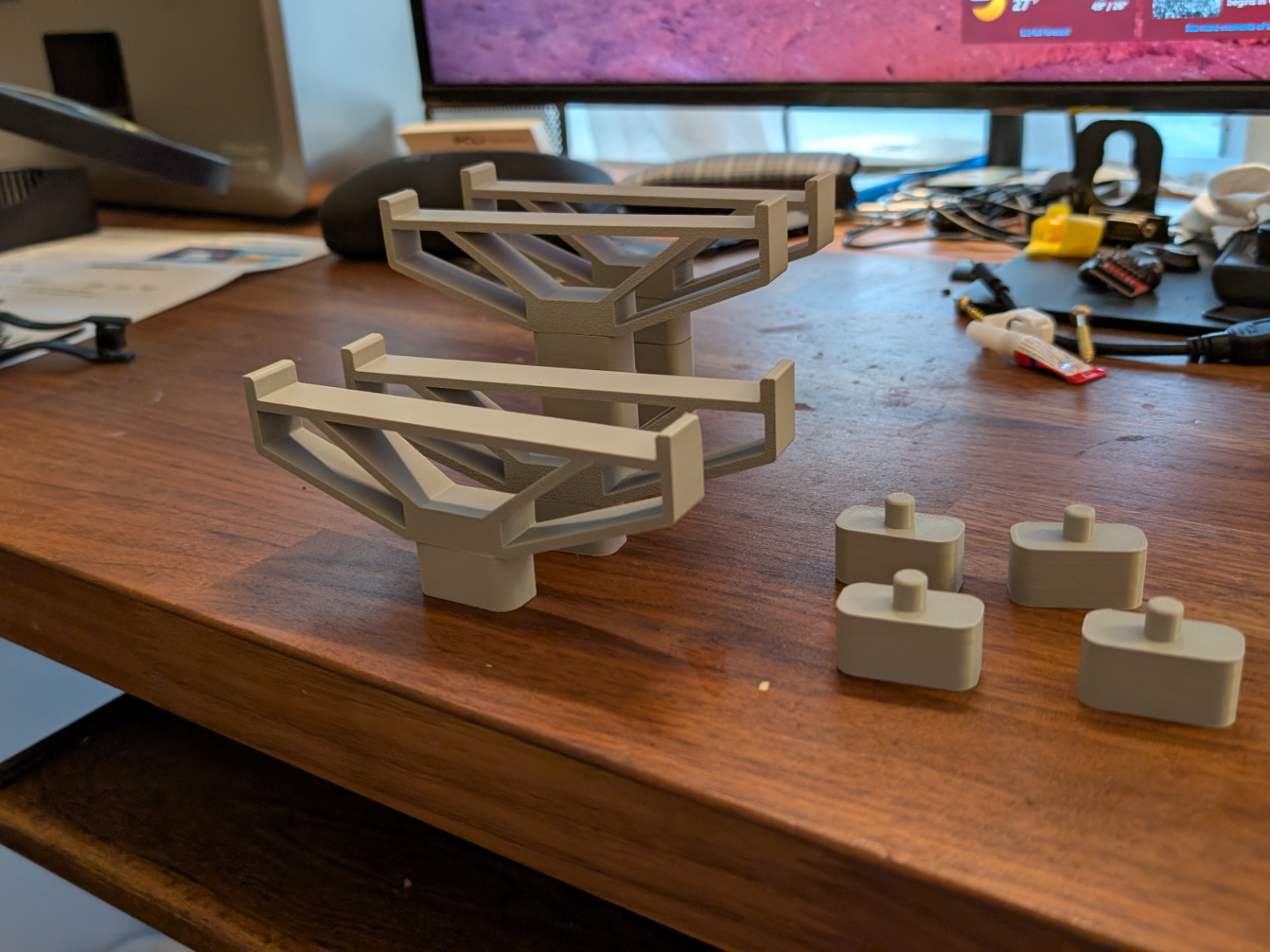 Slot Car Bridge Support 1-43