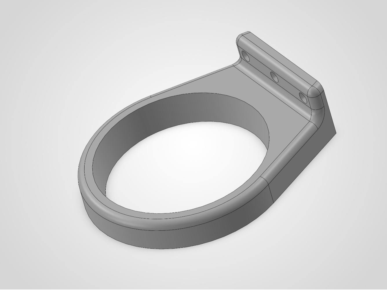 Wall mount for feed bowl