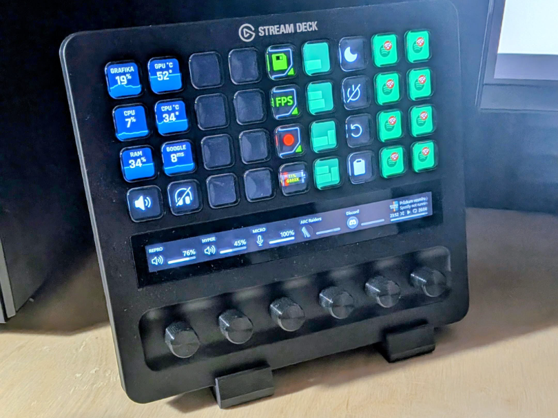 Streamdeck + XL dock
