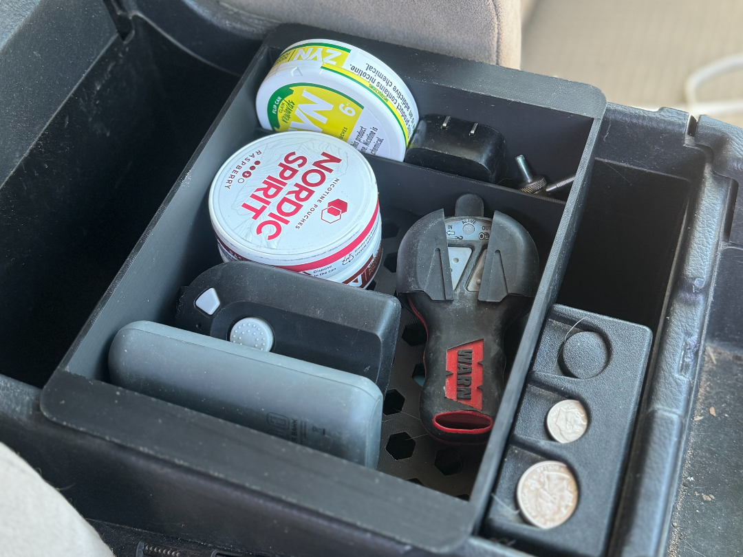 4th gen 4runner center console tray with divider