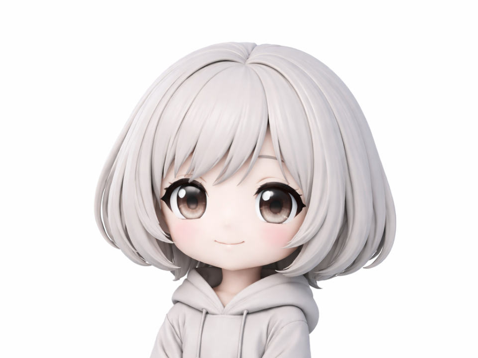 Cute Chibi Hoodie Girl