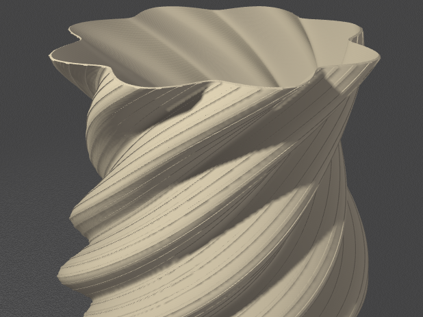 Spiral Shell Vase