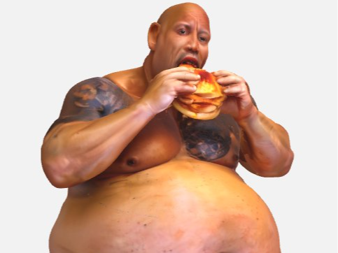 Fat Dwayne Johnson