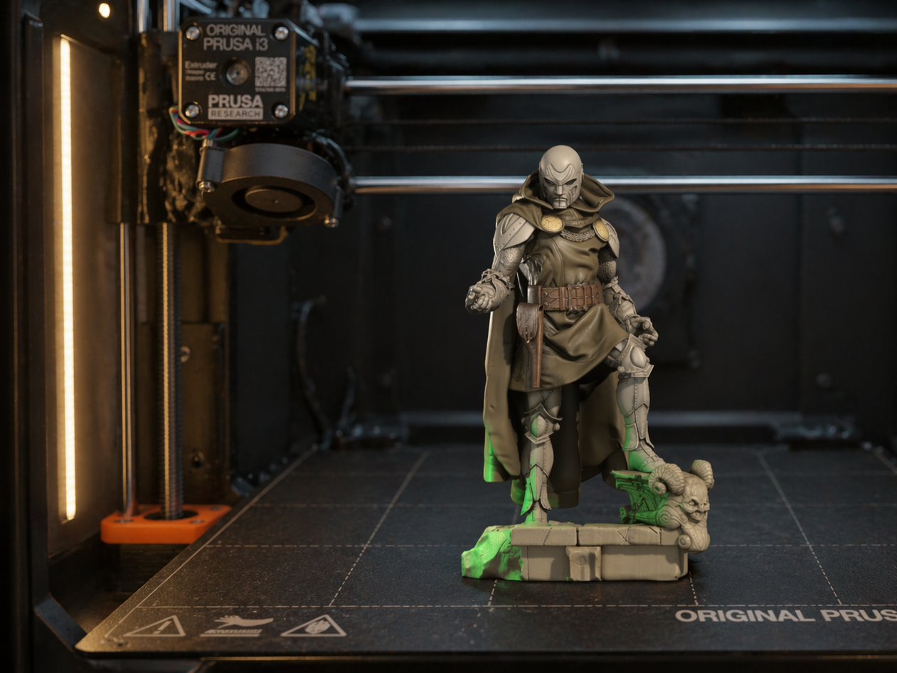 Doctor Doom STL – Figura 3D Fan art