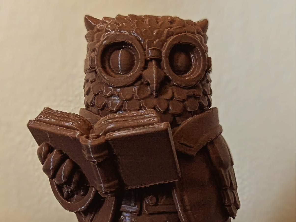 Scholar Owl Figurine