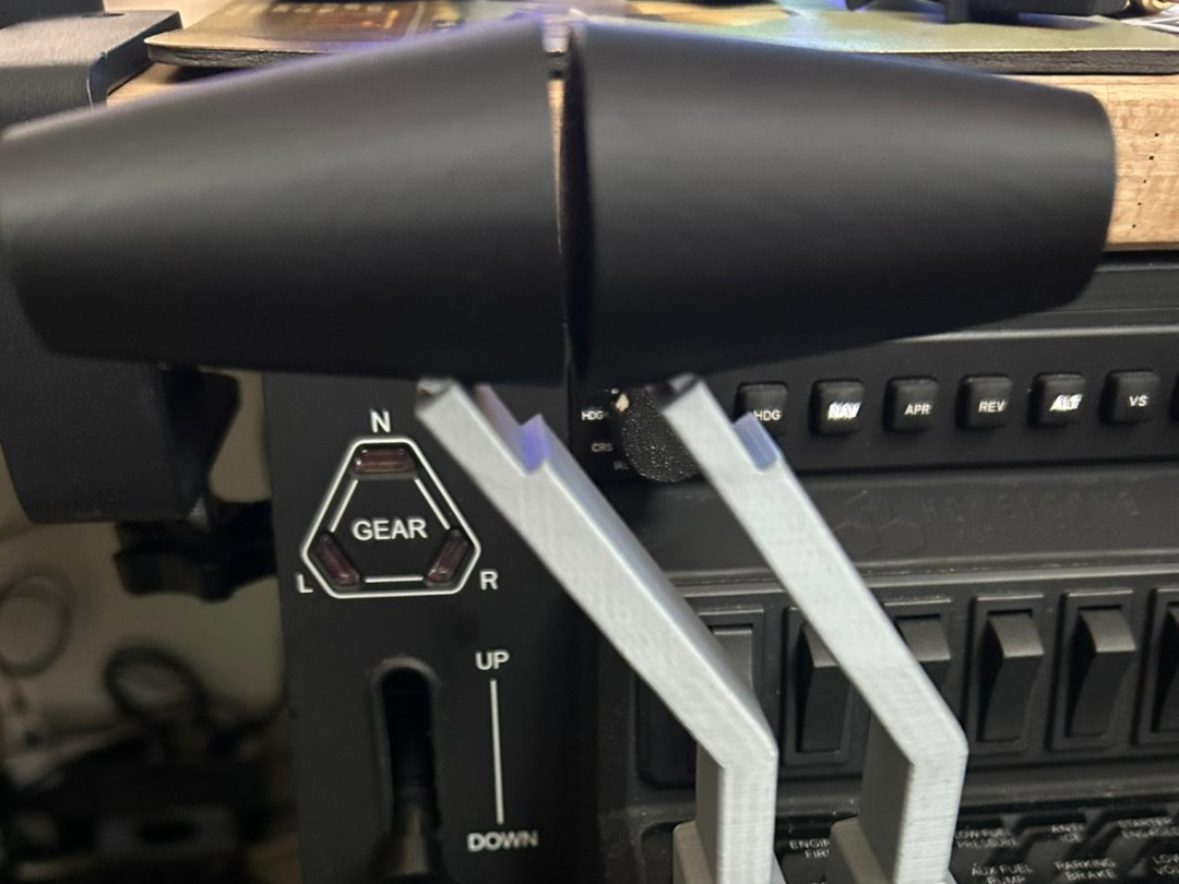 Piper seneca throttle for Honycomb Bravo