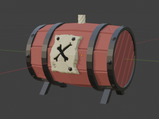 Sea Of Thieves inspired gun powder barrel