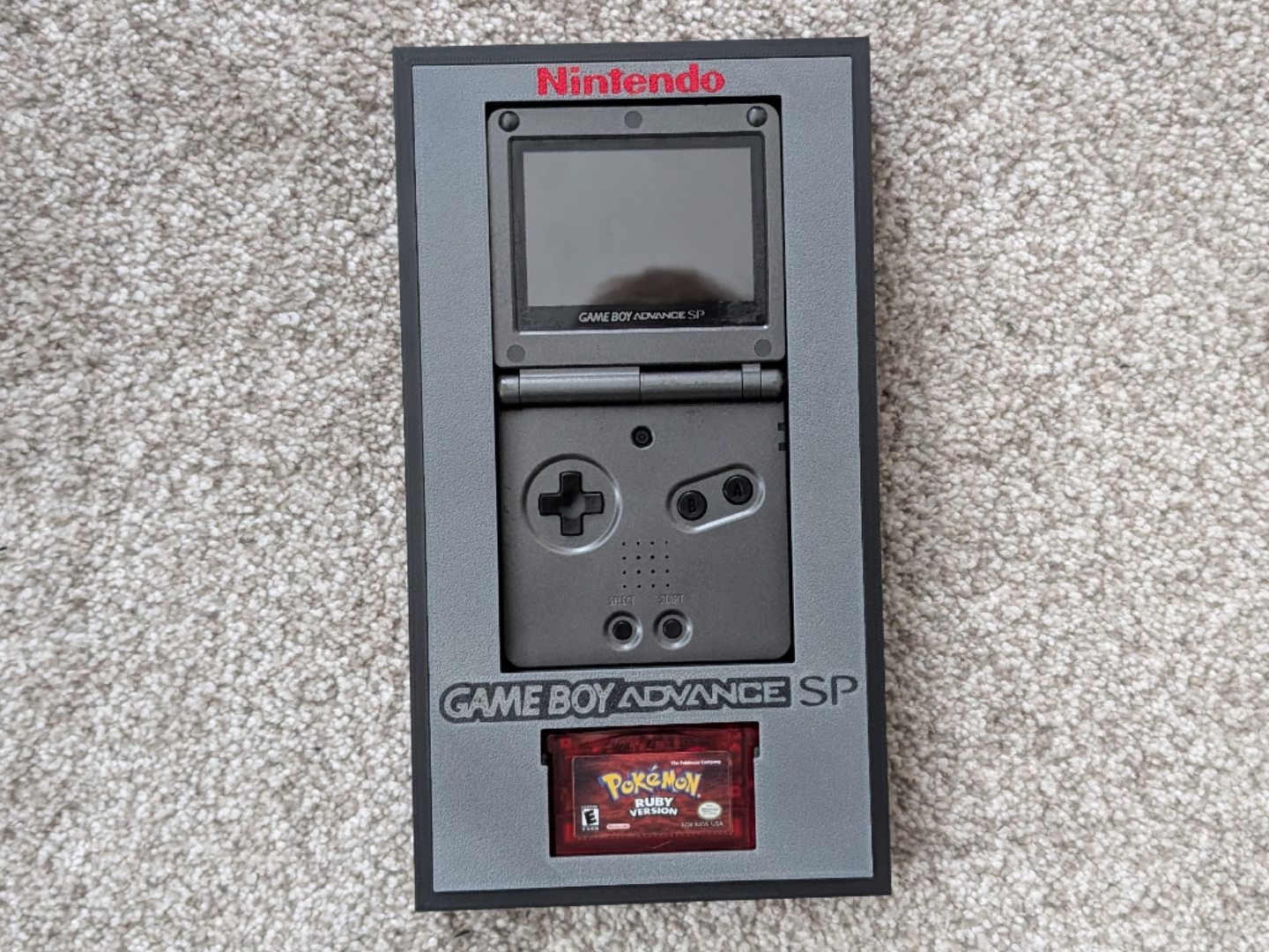 GameBoy Advance SP Shadowbox Display