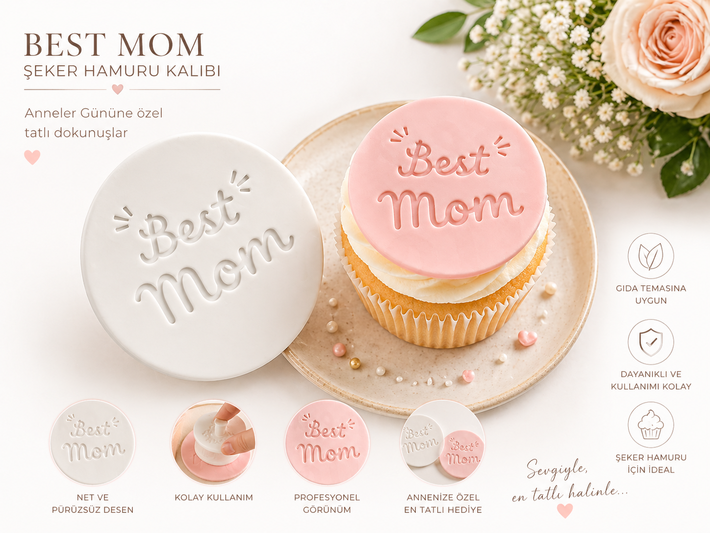 Best Mom - Sugar Paste Mold