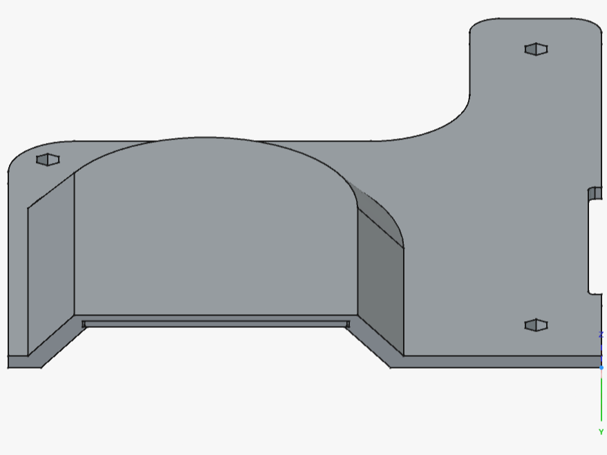 Electronics fan cover V2 for Geeetech a10pro