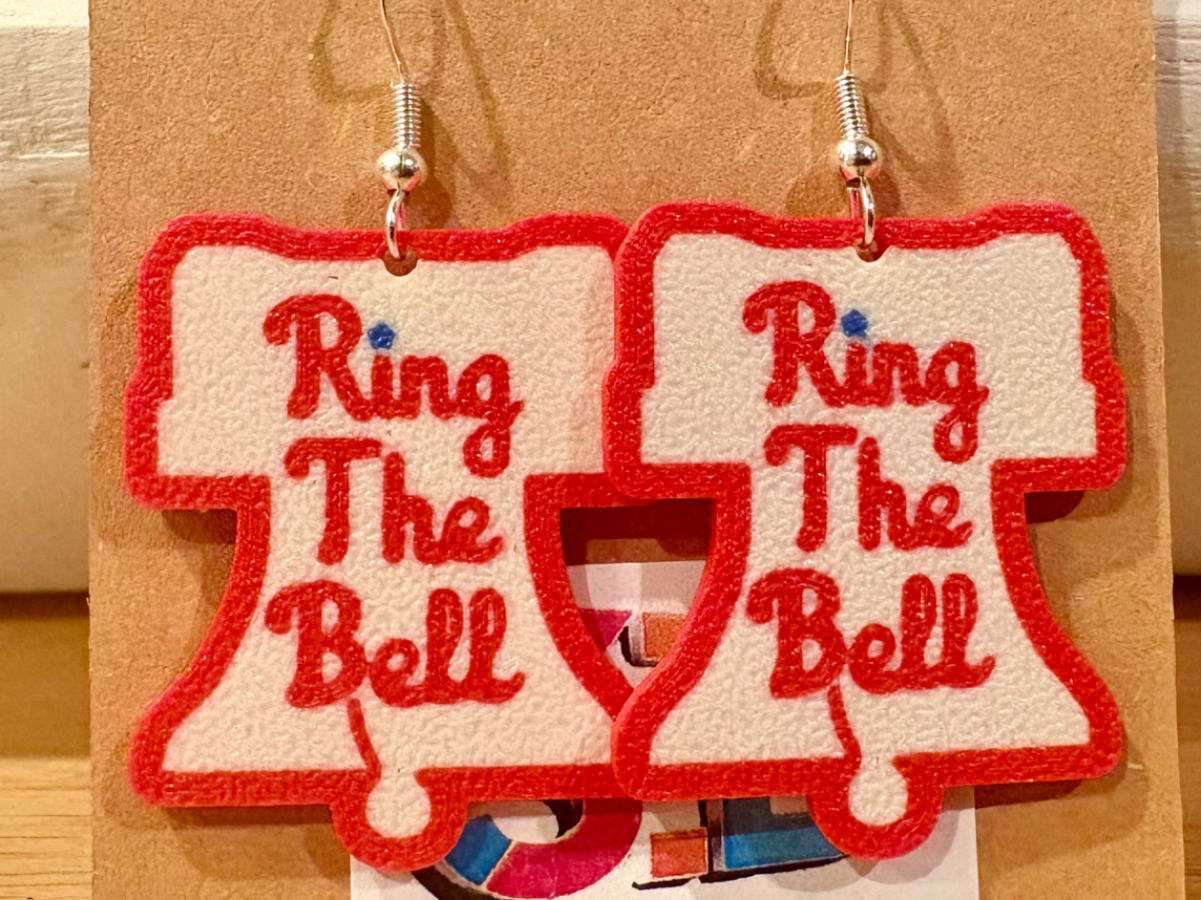 Phillies Ring The Bell earring