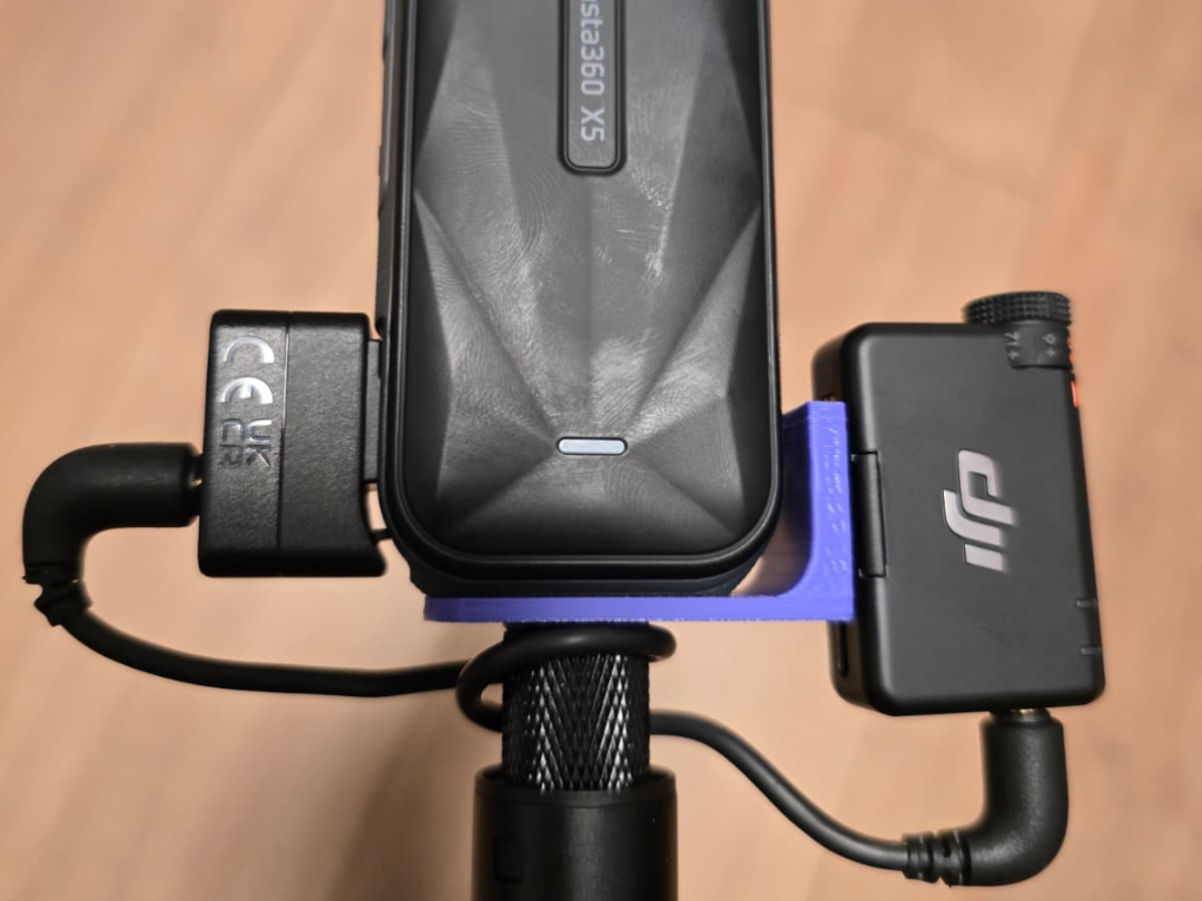 Insta360 x5 cold shoe (DJI Mic mini) v1