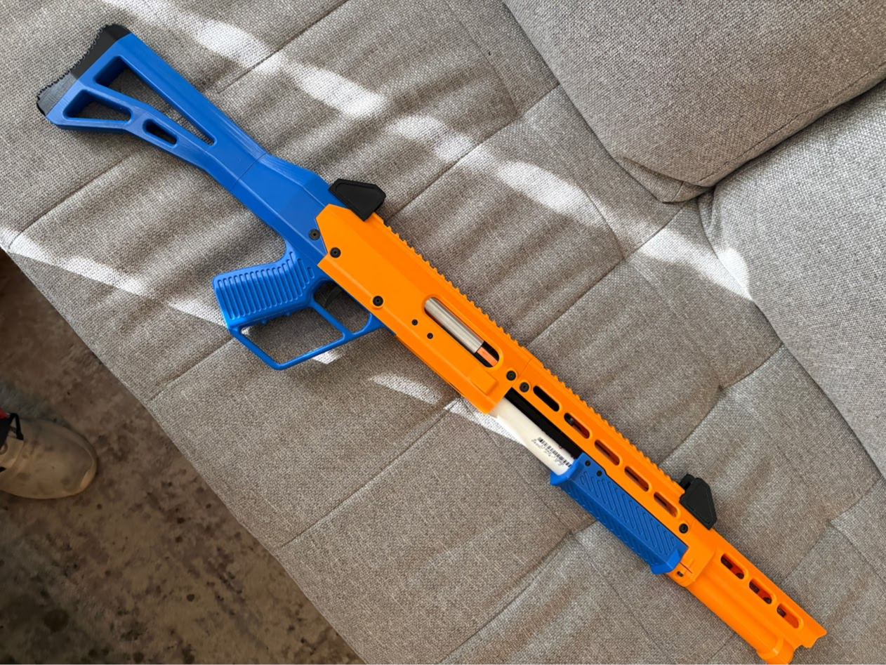 Sledgehammer Shell Ejecting Dart Blaster