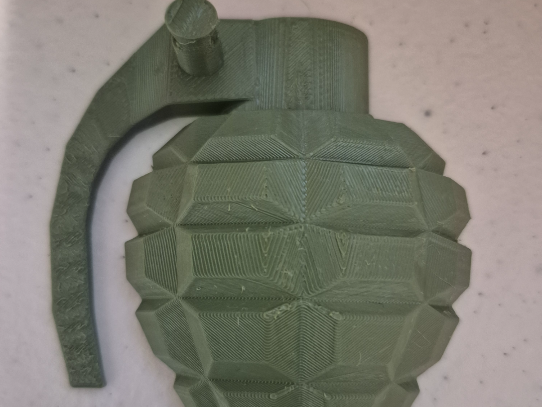 drag grenade hard hat clip