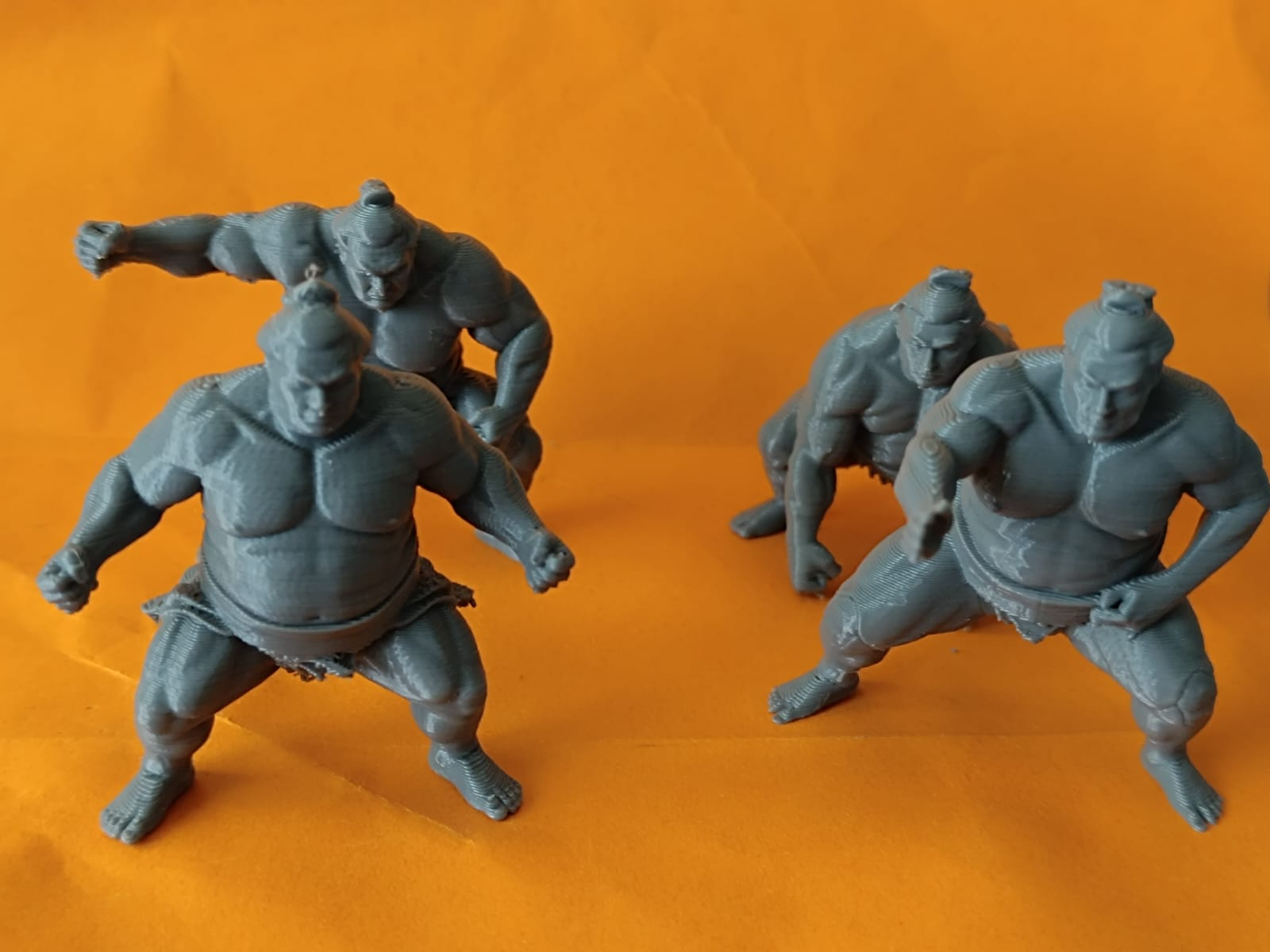 Sumo Wrestler Japanese Rikishi Figurines