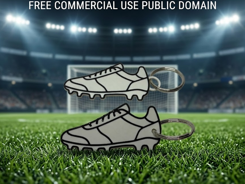 Soccer Cleat Keychain – Customizable Soccer Shoe