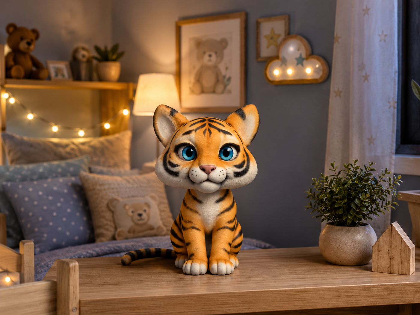 Tiger Cub Room Decor