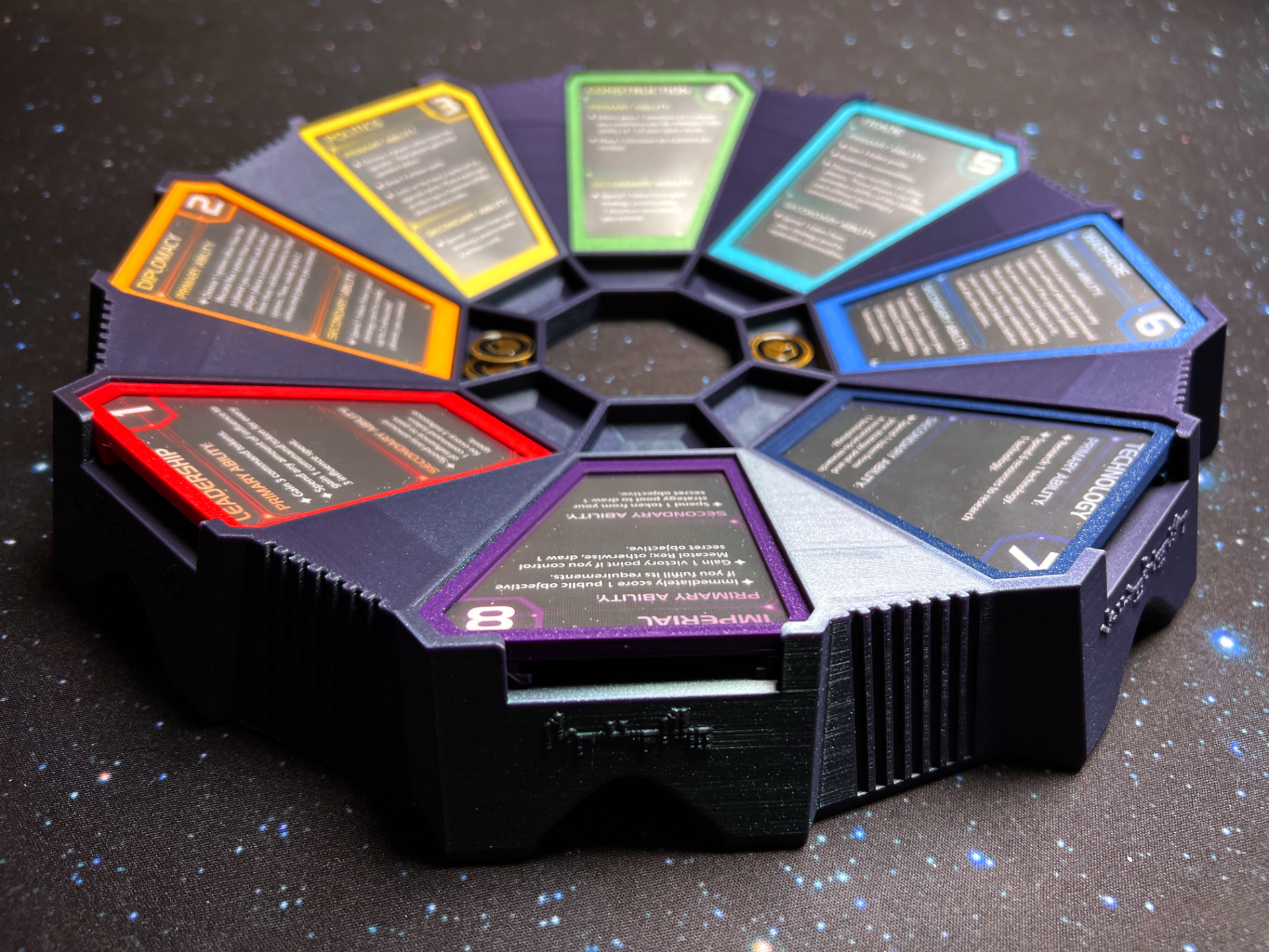 Twilight Imperium Strategy Cards tray