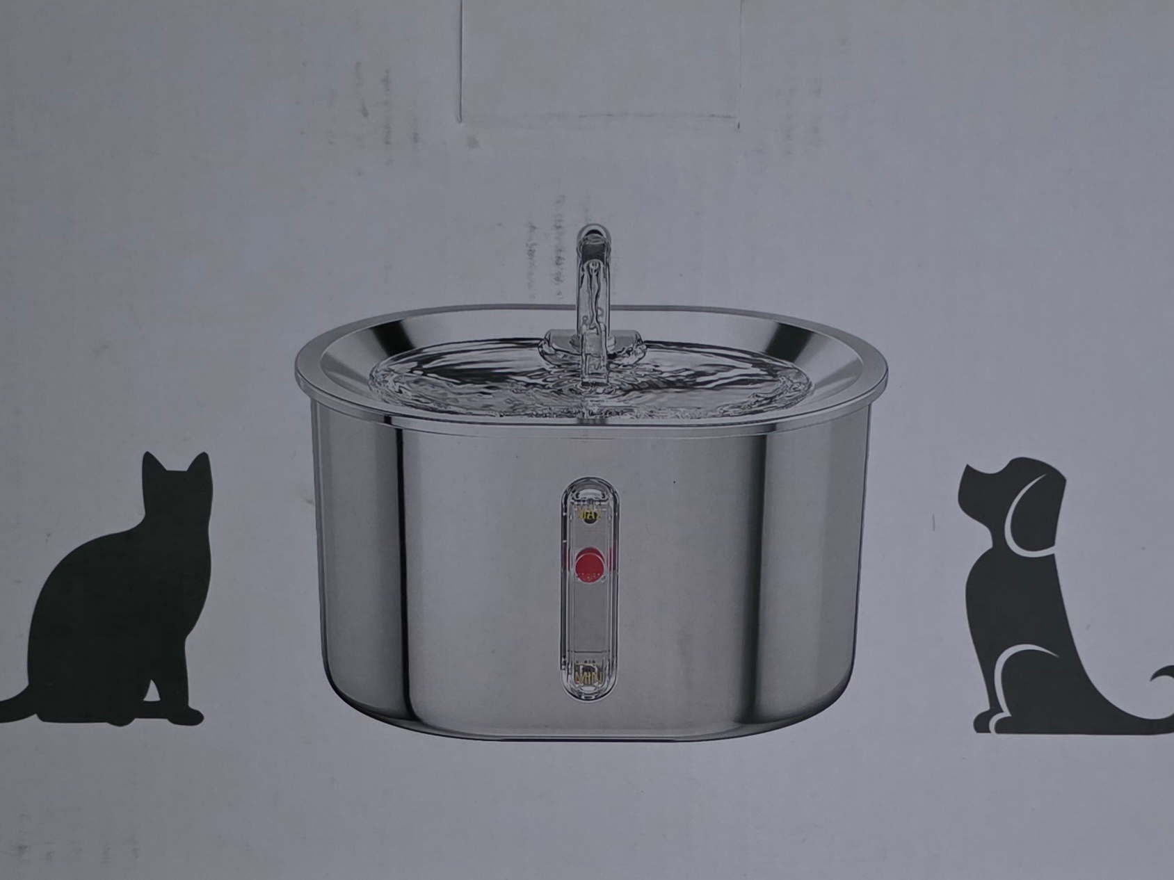 Suporte elevado para bebedouro de inox