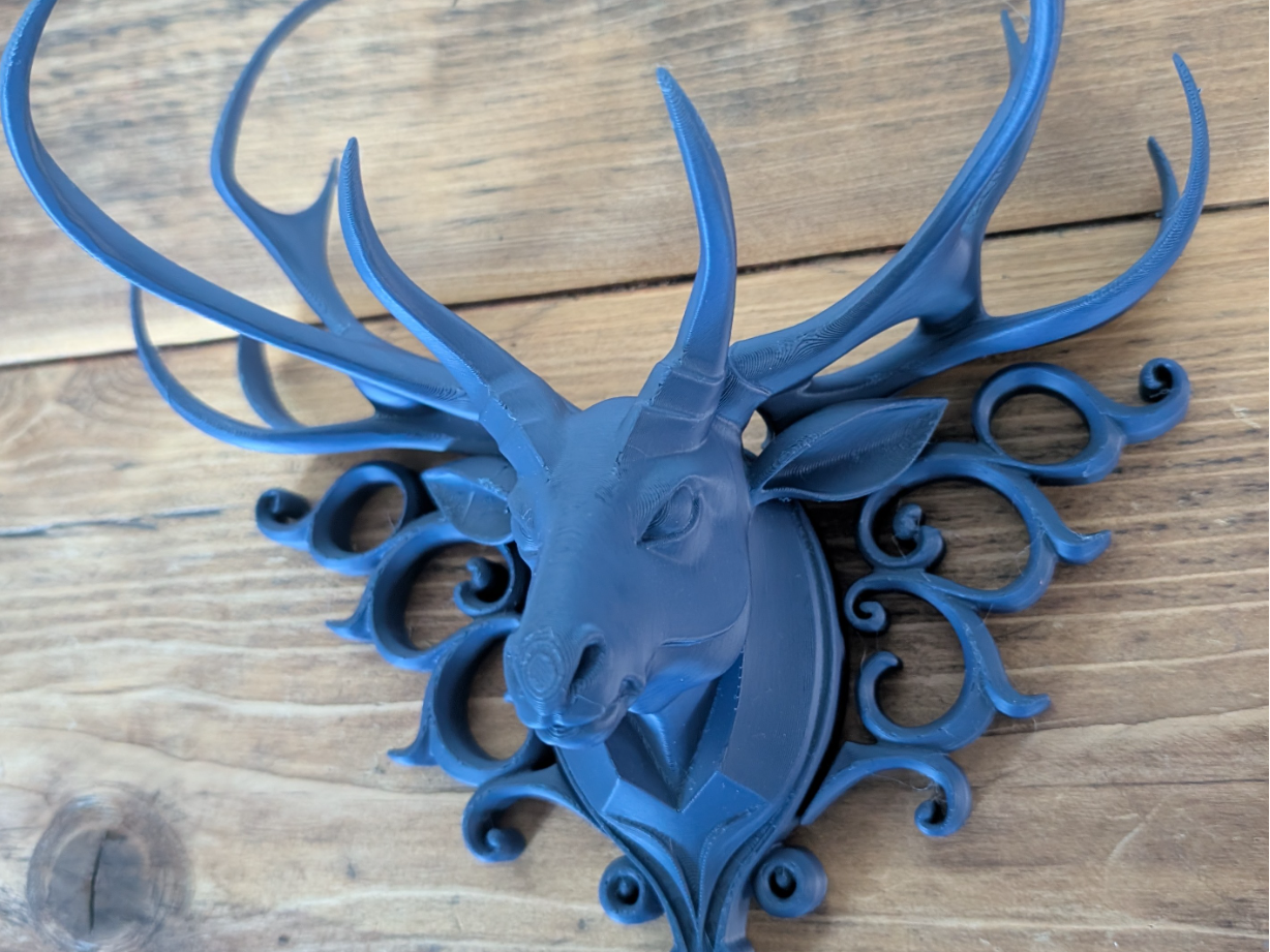 Gothic stag head