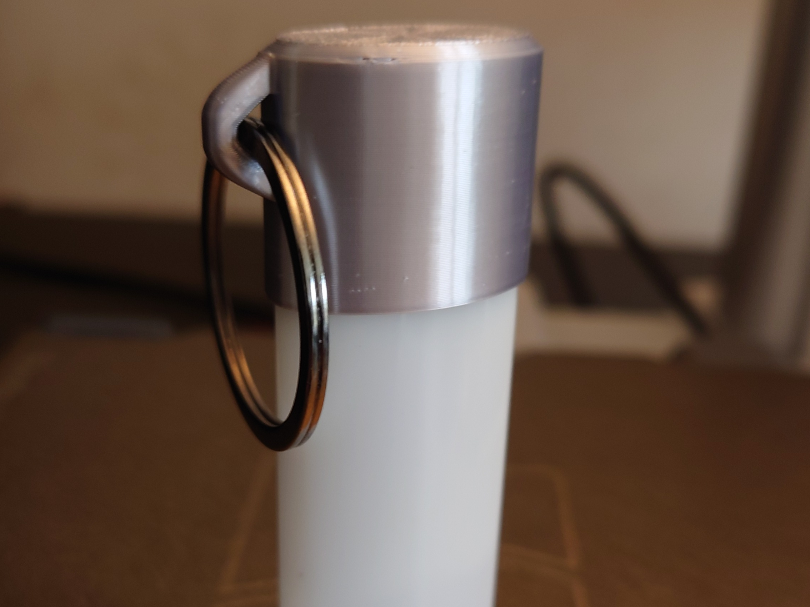 Rainproof Bic lighter key chain